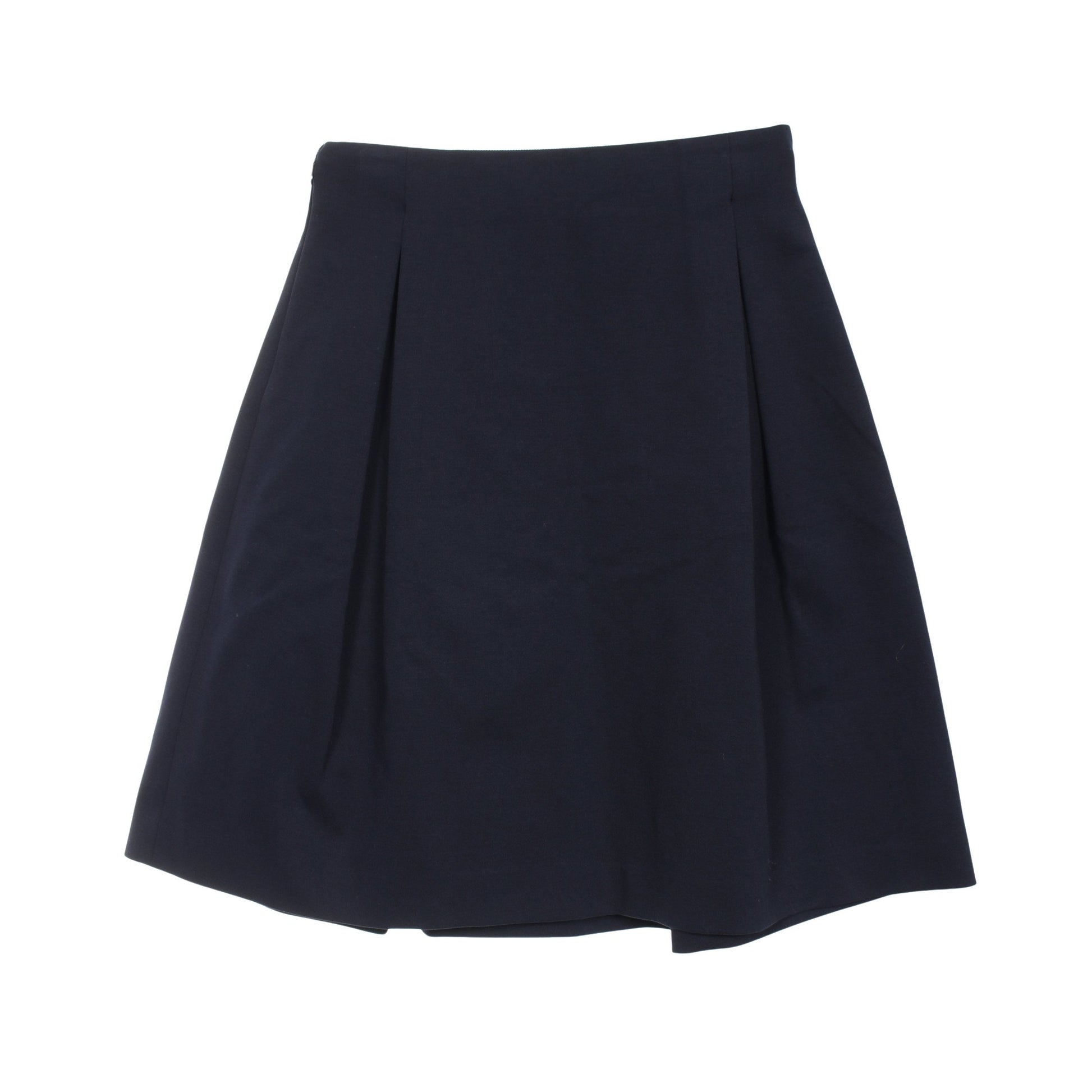 スカート レーヨン ナイロン ネイビー ジルサンダー ボトムス JIL SANDER