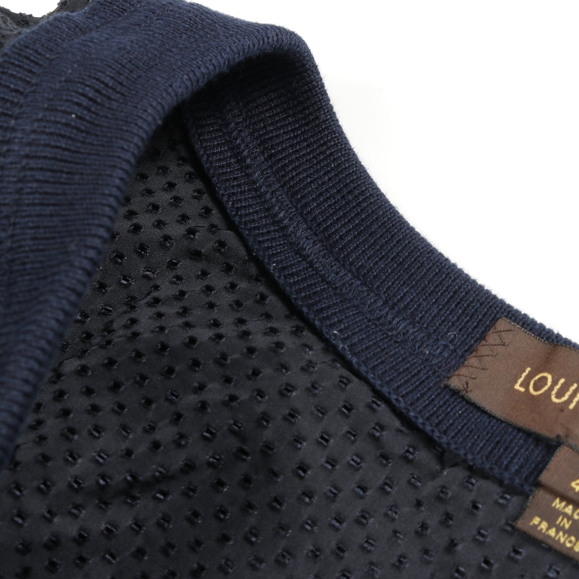 ワンピース 七分袖 ネイビー 切替 ルイヴィトン ワンピース LOUIS VUITTON