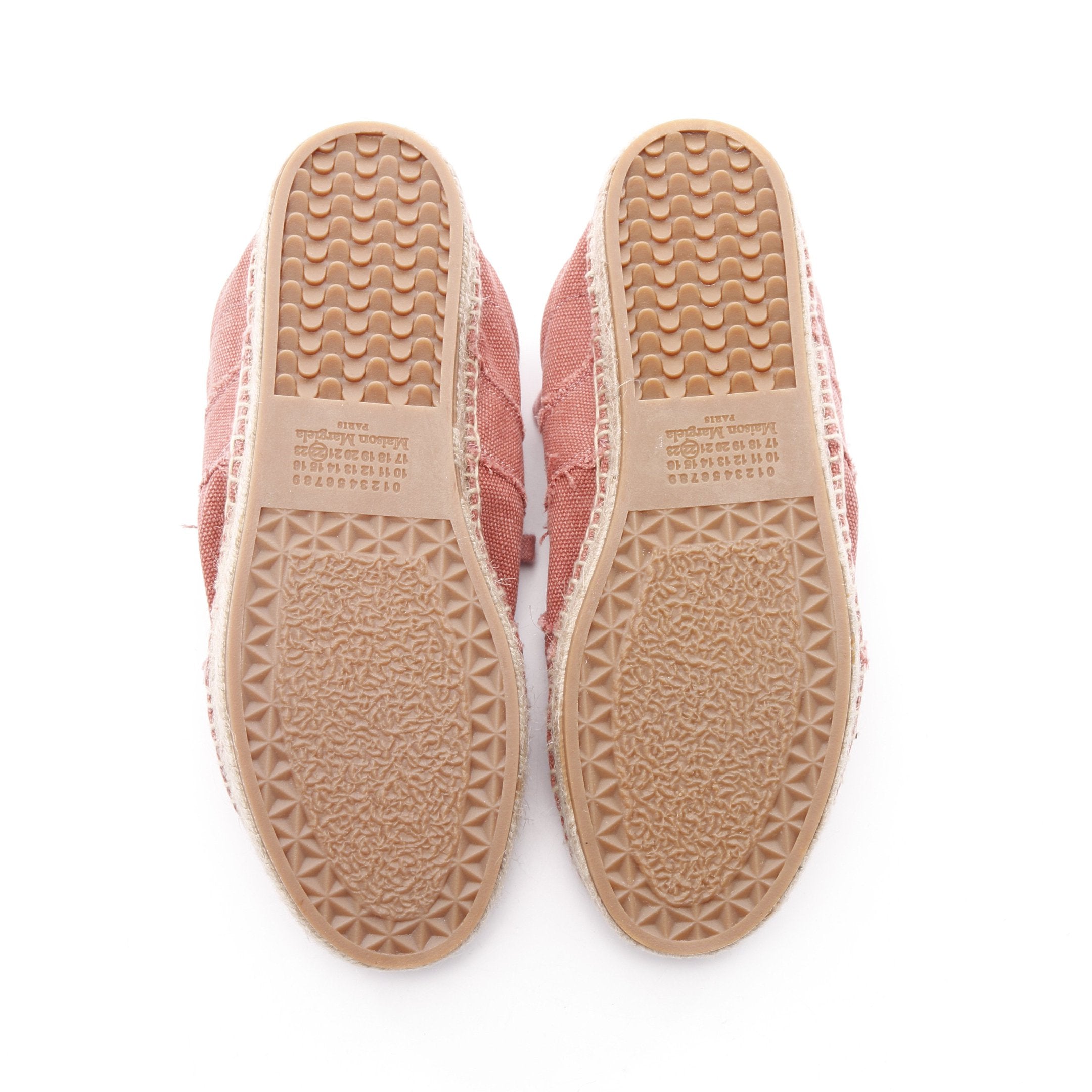 Replica エスパドリーユ スニーカー キャンバス ピンク メゾン