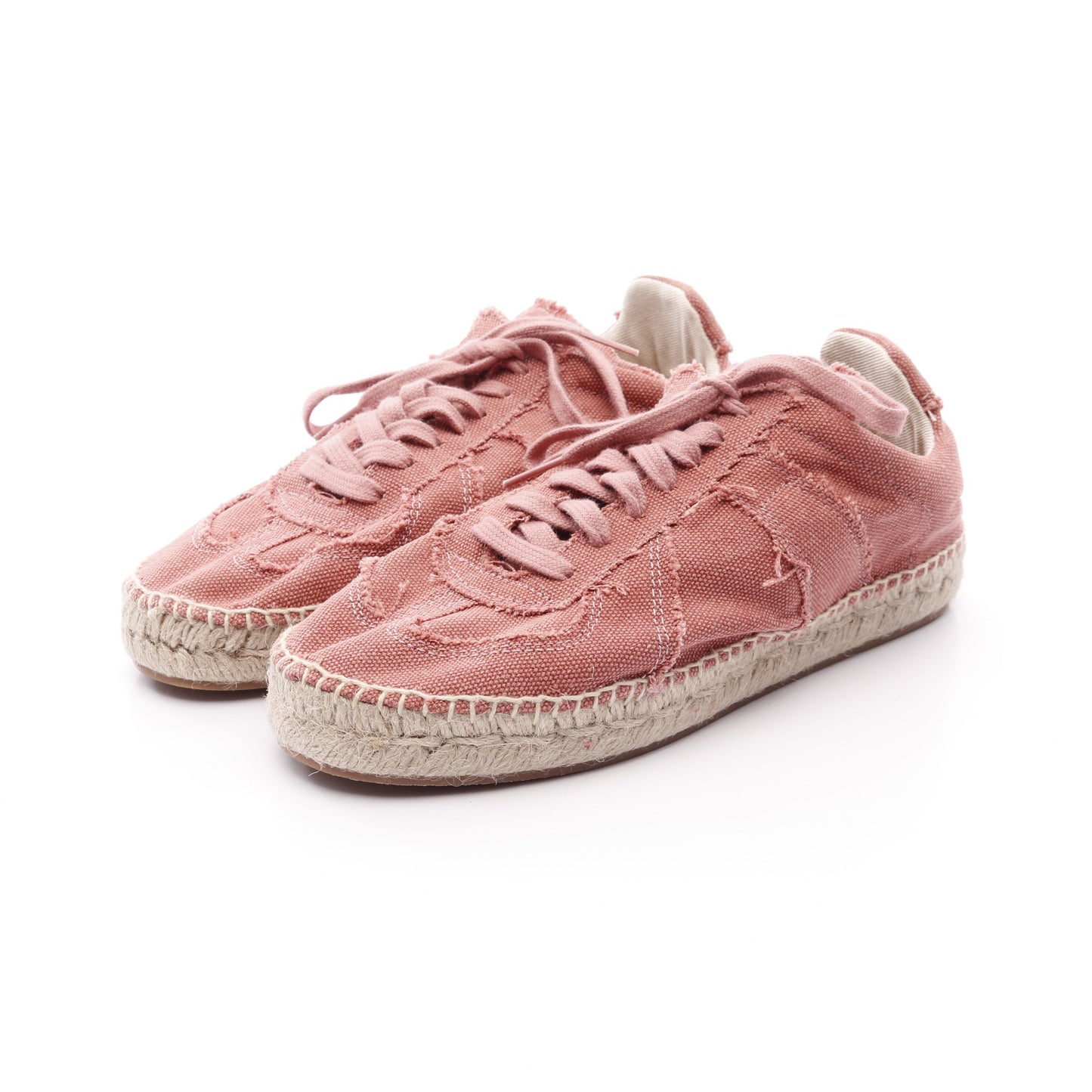 Replica エスパドリーユ スニーカー キャンバス ピンク メゾンマルジェラ22 シューズ Maison Margiela 22