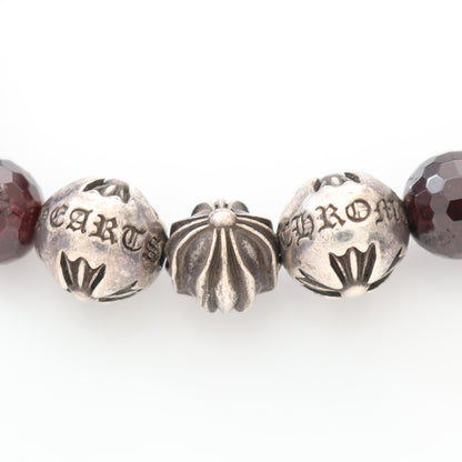 8ｍｍ BEAD ブレスレット ビーズ SV925 ブラウン シルバー クロムハーツ アクセサリー Chrome Hearts