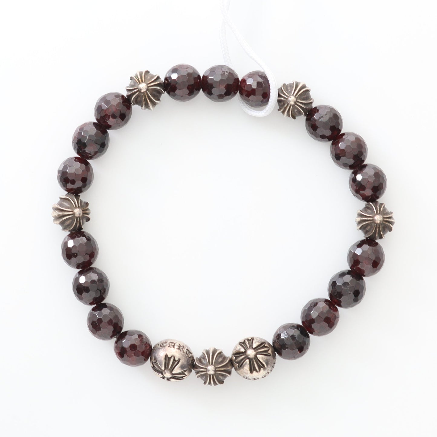 8ｍｍ BEAD ブレスレット ビーズ SV925 ブラウン シルバー クロムハーツ アクセサリー Chrome Hearts