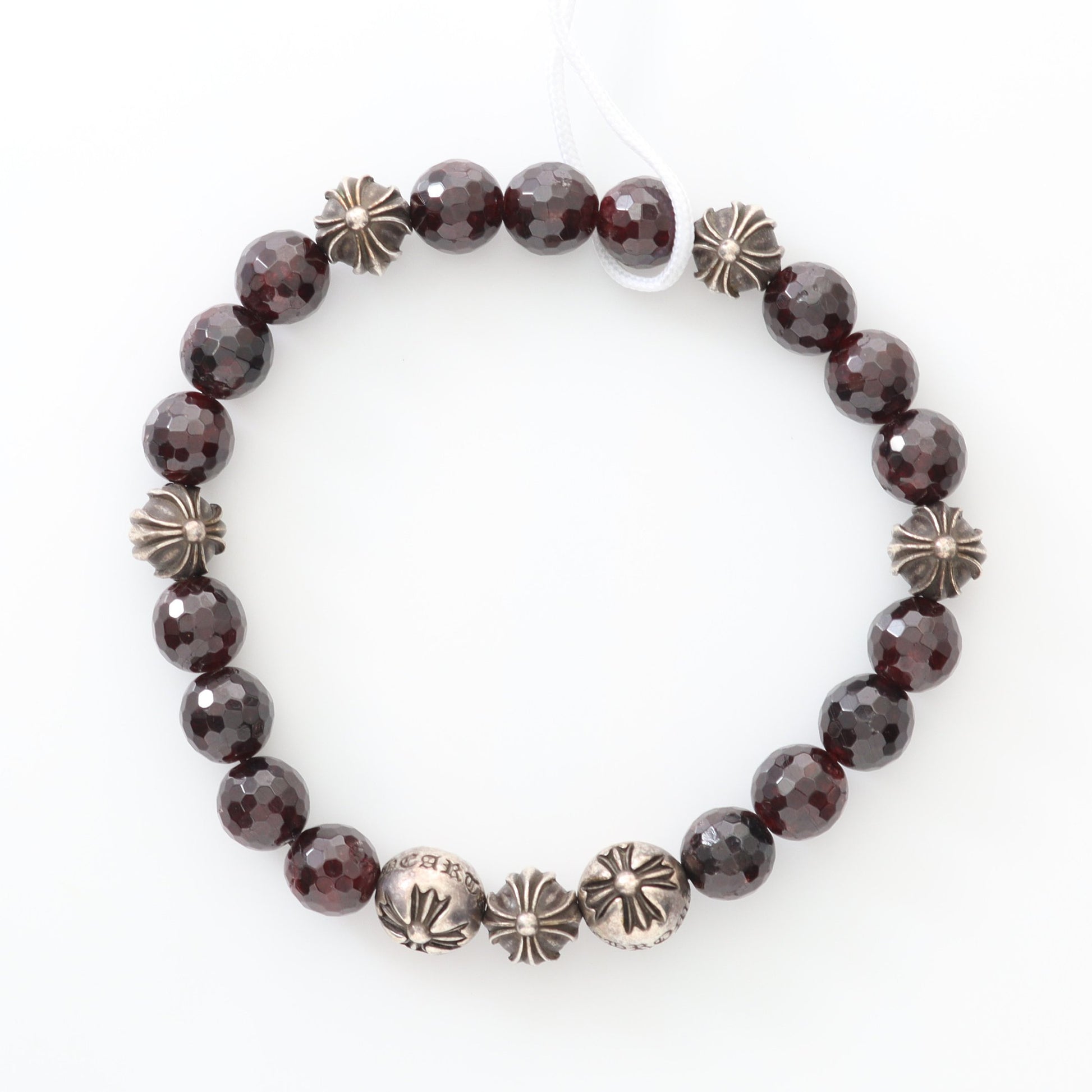 8ｍｍ BEAD ブレスレット ビーズ SV925 ブラウン シルバー クロムハーツ アクセサリー Chrome Hearts