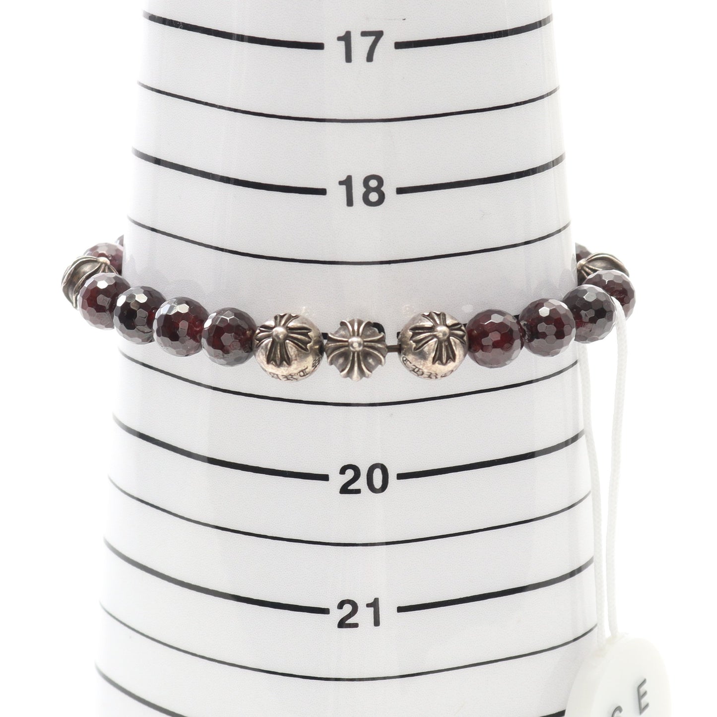 8ｍｍ BEAD ブレスレット ビーズ SV925 ブラウン シルバー クロムハーツ アクセサリー Chrome Hearts