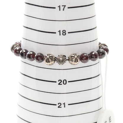 8ｍｍ BEAD ブレスレット ビーズ SV925 ブラウン シルバー クロムハーツ アクセサリー Chrome Hearts