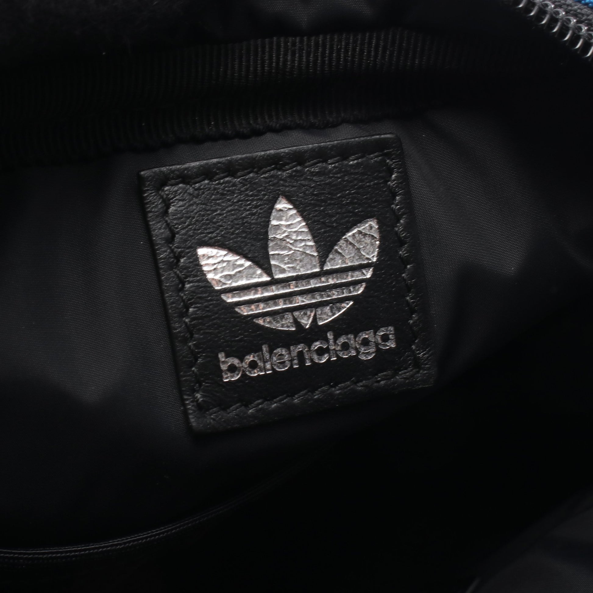 BALENCIAGA × adidas ショルダーバッグ ナイロン ブラック ブルー ホワイト バレンシアガ バッグ BALENCIAGA