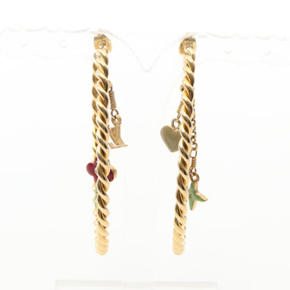 クレオール スウィート モノグラム ピアス GP ゴールド ブルーグリーン ボルドー ルイヴィトン アクセサリー LOUIS VUITTON