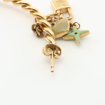 クレオール スウィート モノグラム ピアス GP ゴールド ブルーグリーン ボルドー ルイヴィトン アクセサリー LOUIS VUITTON