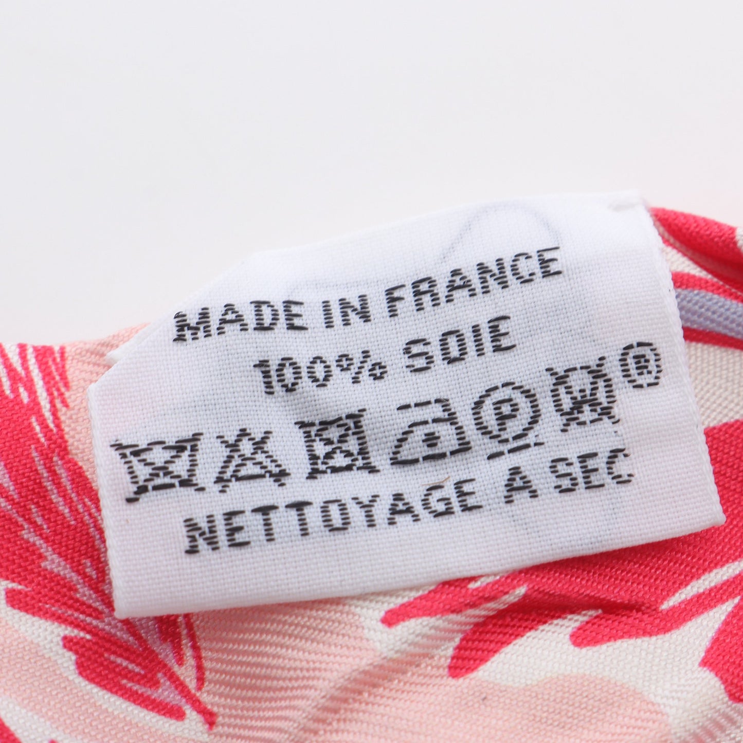 ツイリー Rayures d'ete リボン スカーフ シルク ピンク マルチカラー エルメス 財布・小物 HERMES
