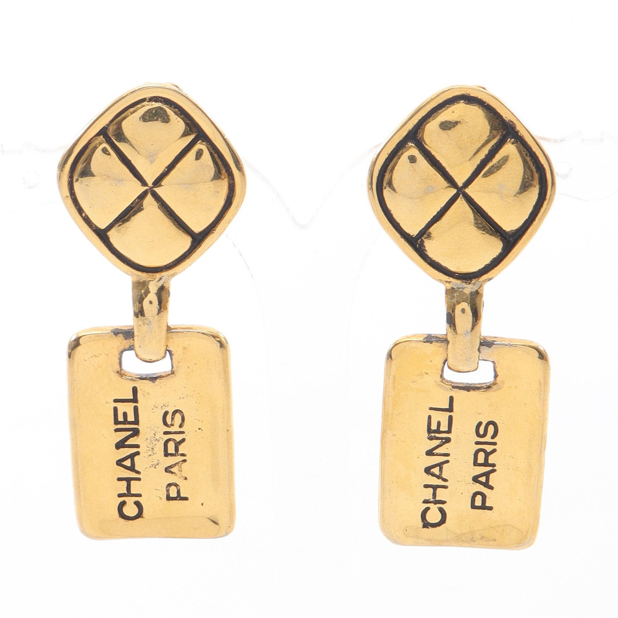 CHANEL ゴールド ロゴ イヤリングヴィンテージ