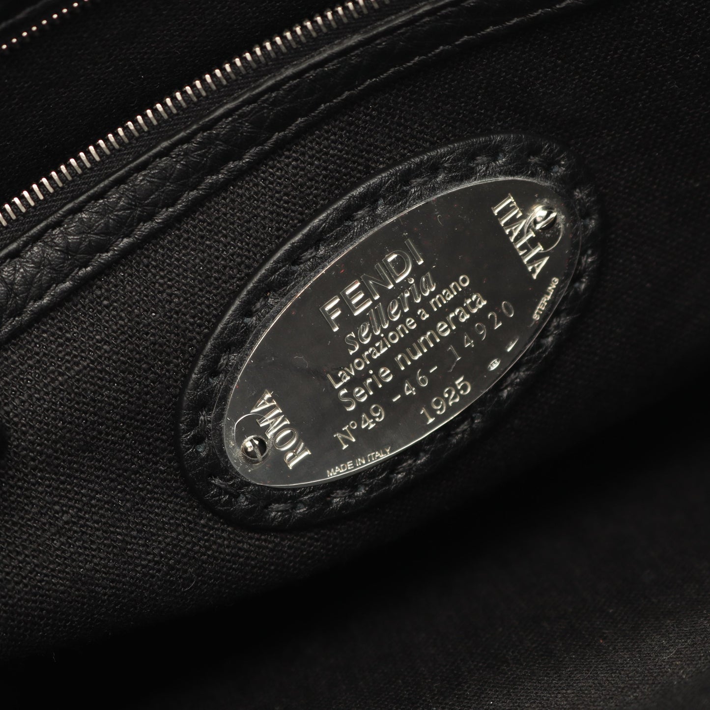 セレリア ハンドバッグ トートバッグ レザー ブラック フェンディ バッグ FENDI