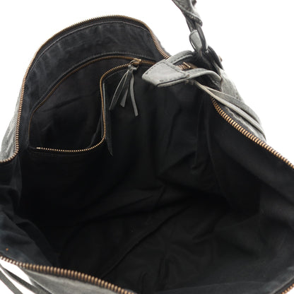 ザ デイ エディターズバッグ ワンショルダーバッグ レザー グレー バレンシアガ バッグ BALENCIAGA