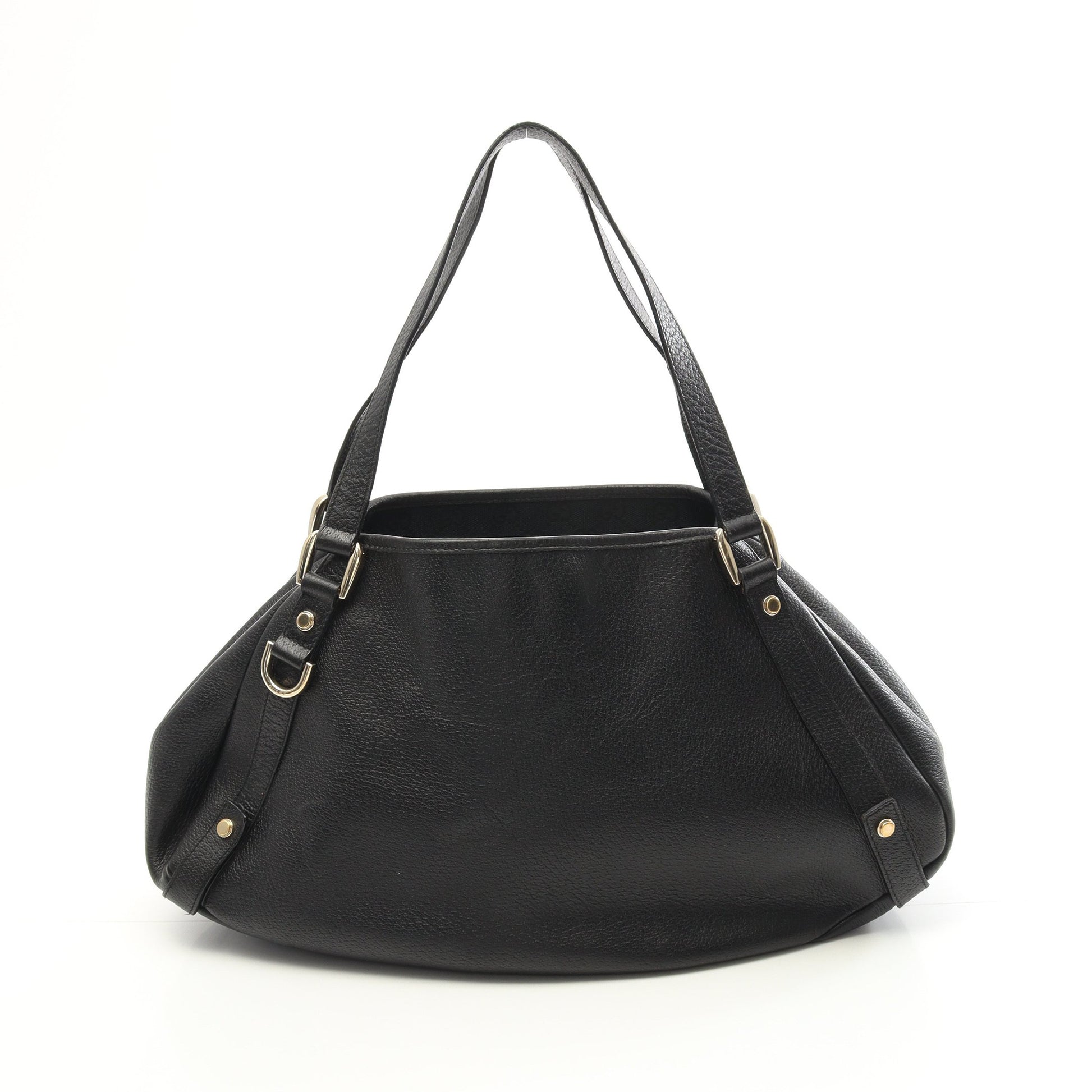 アビー ショルダーバッグ レザー ブラック グッチ バッグ GUCCI