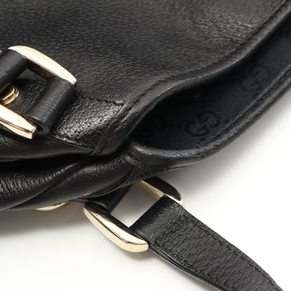 アビー ショルダーバッグ レザー ブラック グッチ バッグ GUCCI