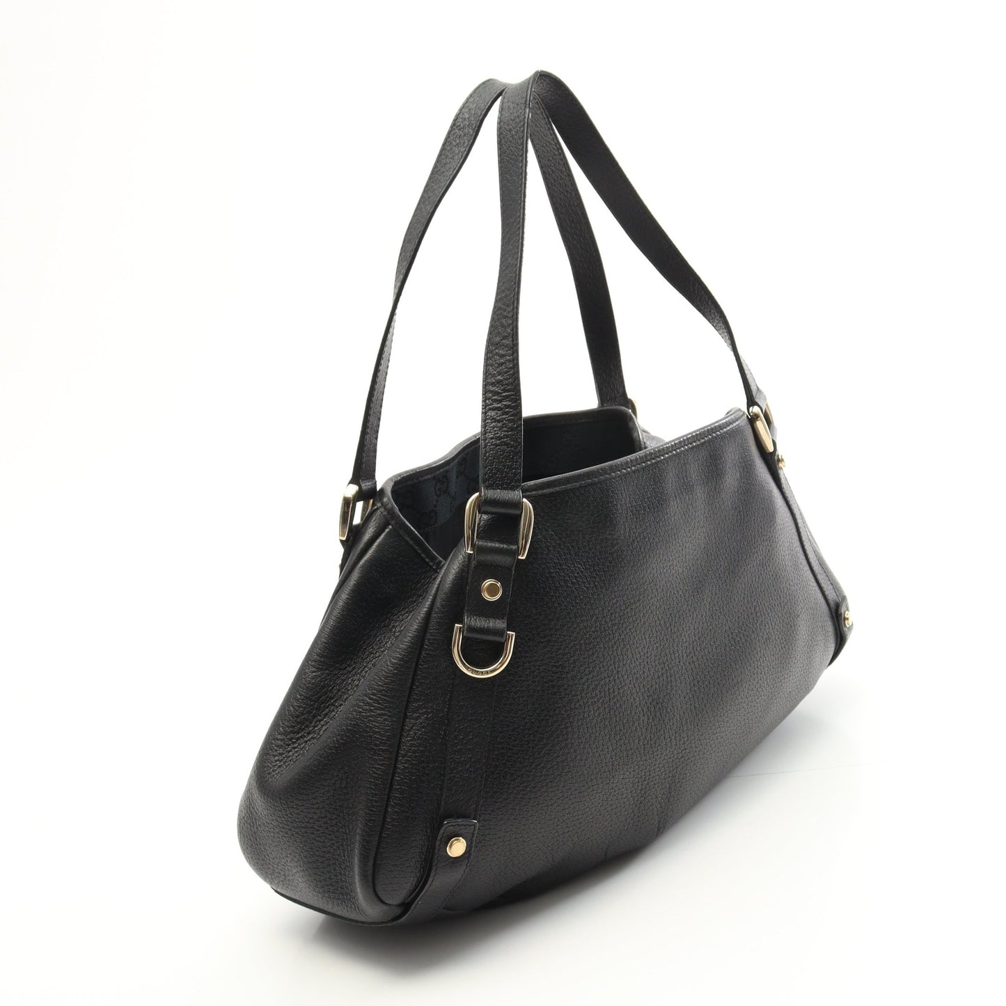 アビー ショルダーバッグ レザー ブラック グッチ バッグ GUCCI