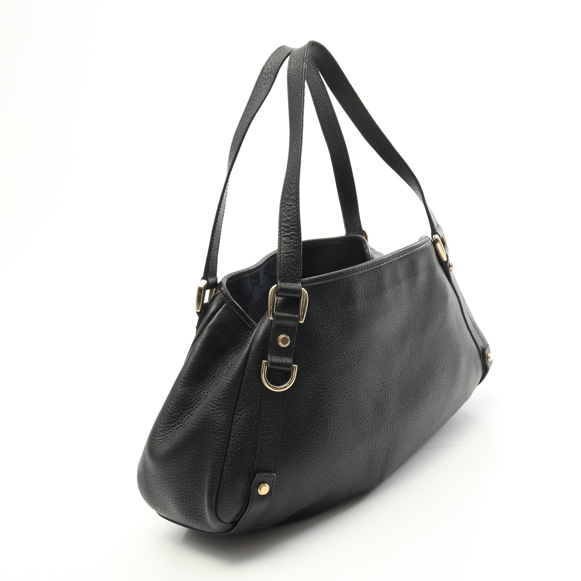 アビー ショルダーバッグ レザー ブラック グッチ バッグ GUCCI