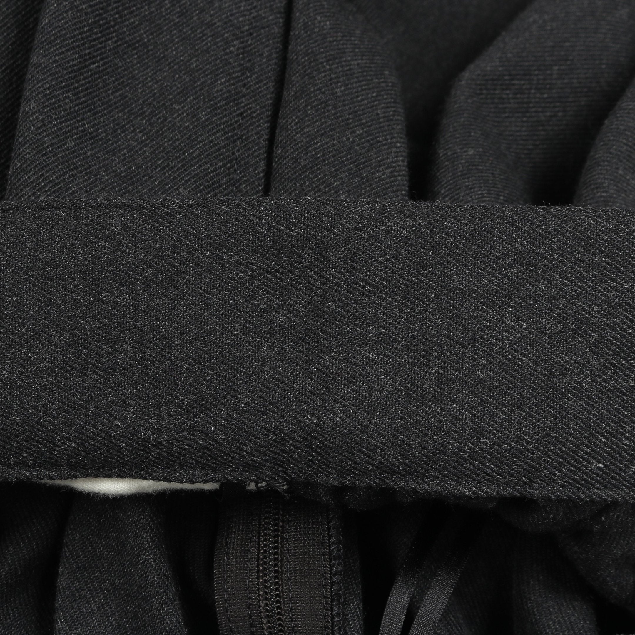 ワンショルダー ジャンパースカート ウール ダークグレー