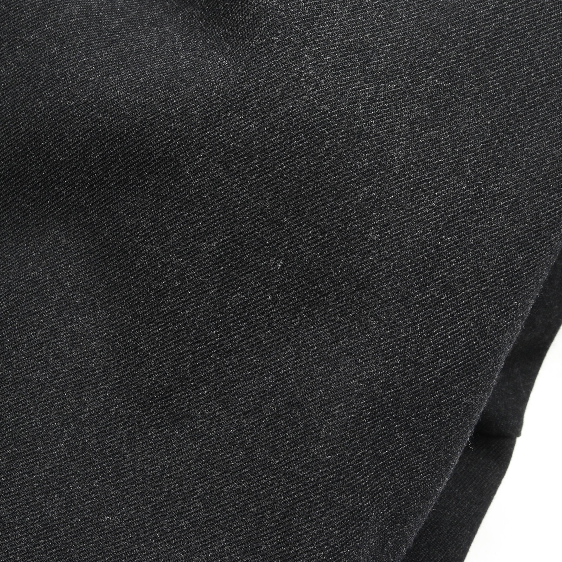 ワンショルダー ジャンパースカート ウール ダークグレー