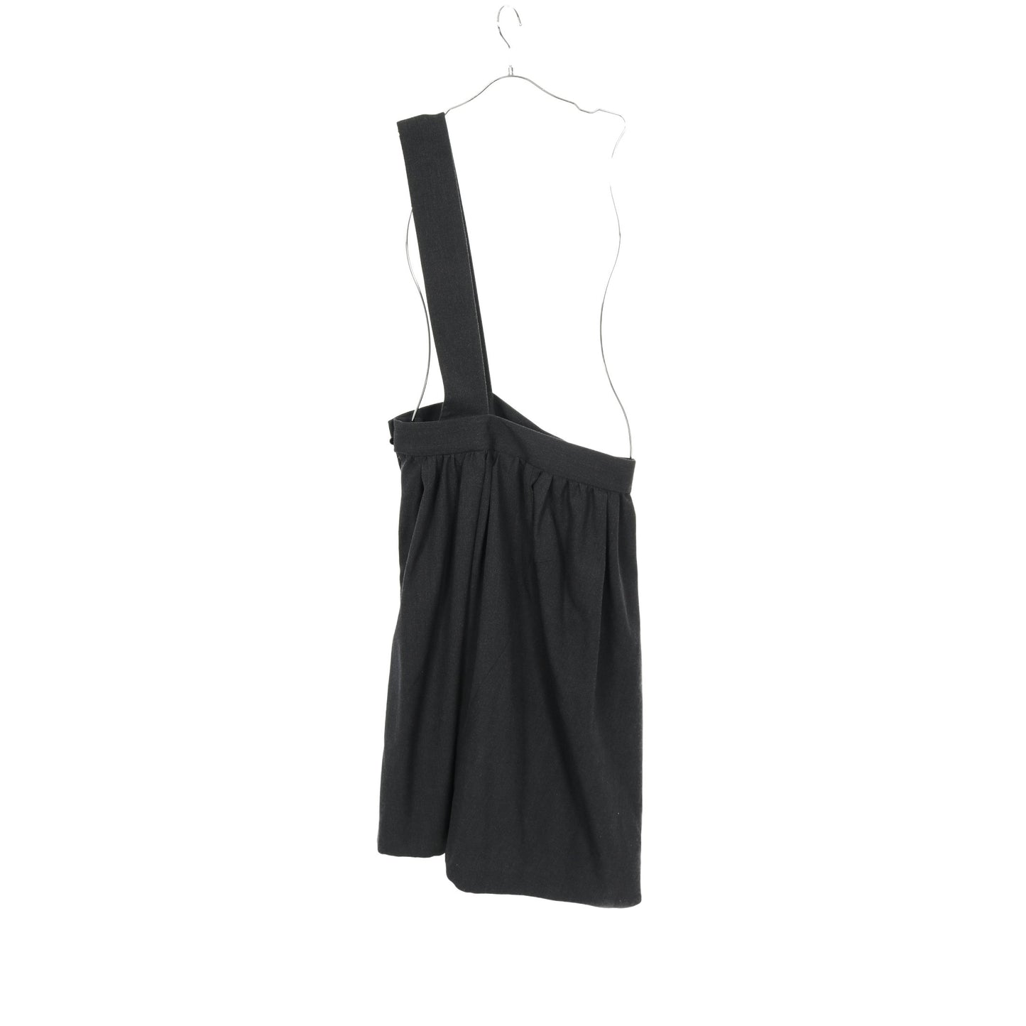 ワンショルダー ジャンパースカート ウール ダークグレー コムデギャルソンコムデギャルソン ワンピース Comme des Garcons Comme des Garcons