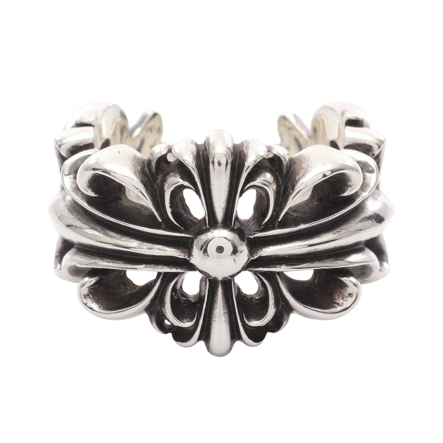 DBL FLRL CRS ダブルフローラルクロス リング 指輪 SV925 シルバー クロムハーツ アクセサリー Chrome Hearts