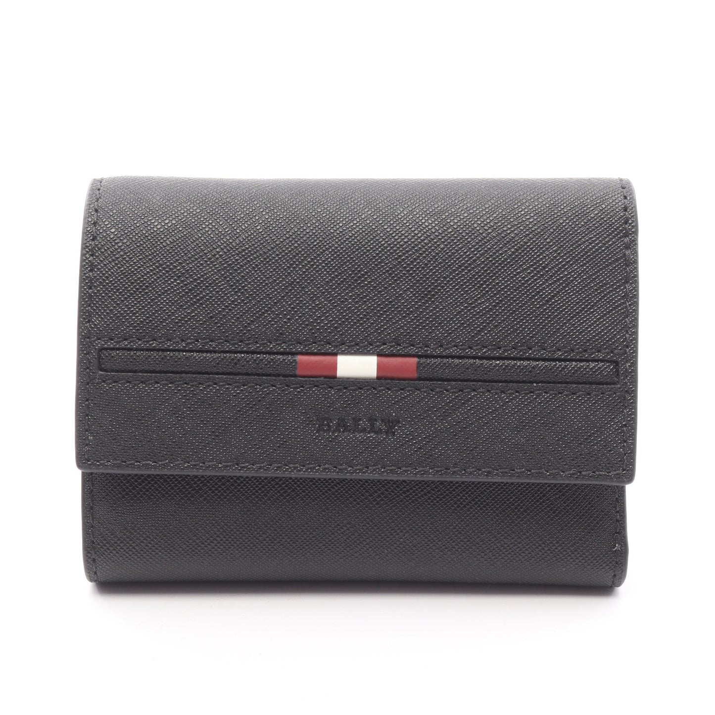 三つ折り財布 レザー ブラック バリー 財布・小物 BALLY