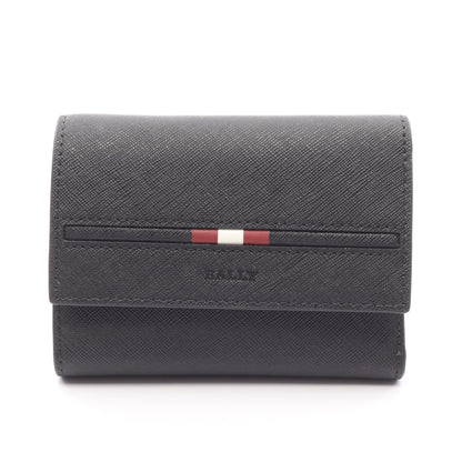 三つ折り財布 レザー ブラック バリー 財布・小物 BALLY