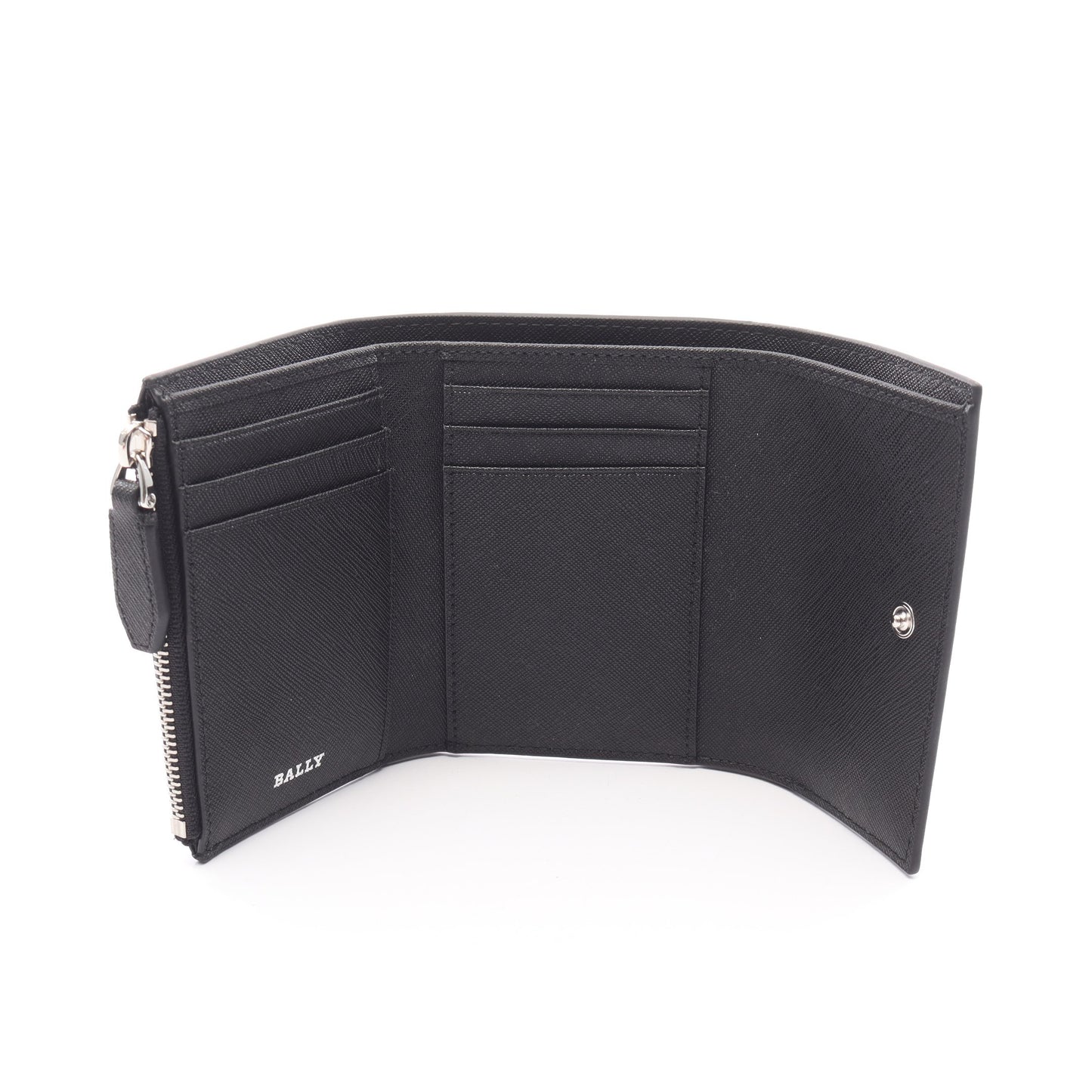 三つ折り財布 レザー ブラック バリー 財布・小物 BALLY