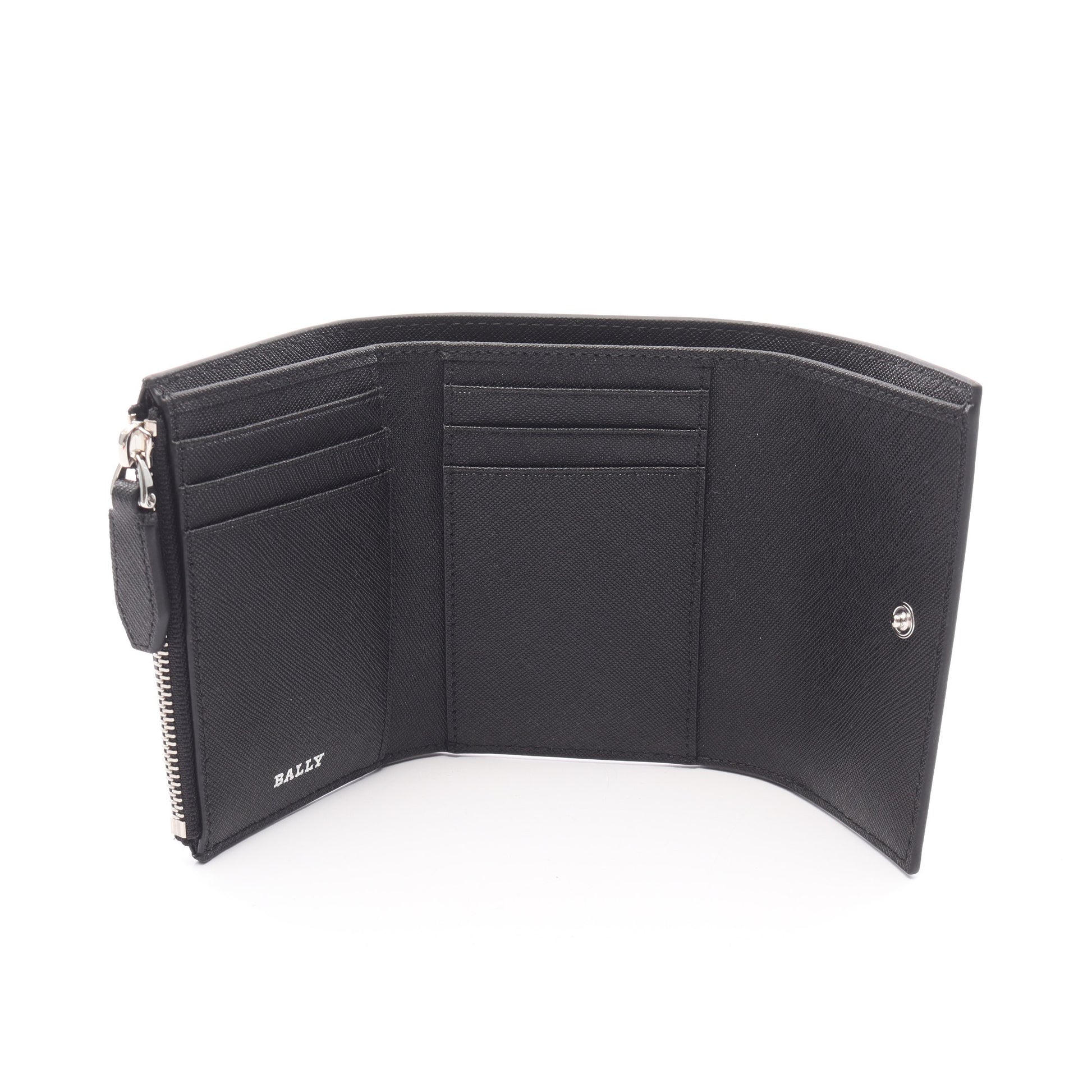 三つ折り財布 レザー ブラック バリー 財布・小物 BALLY