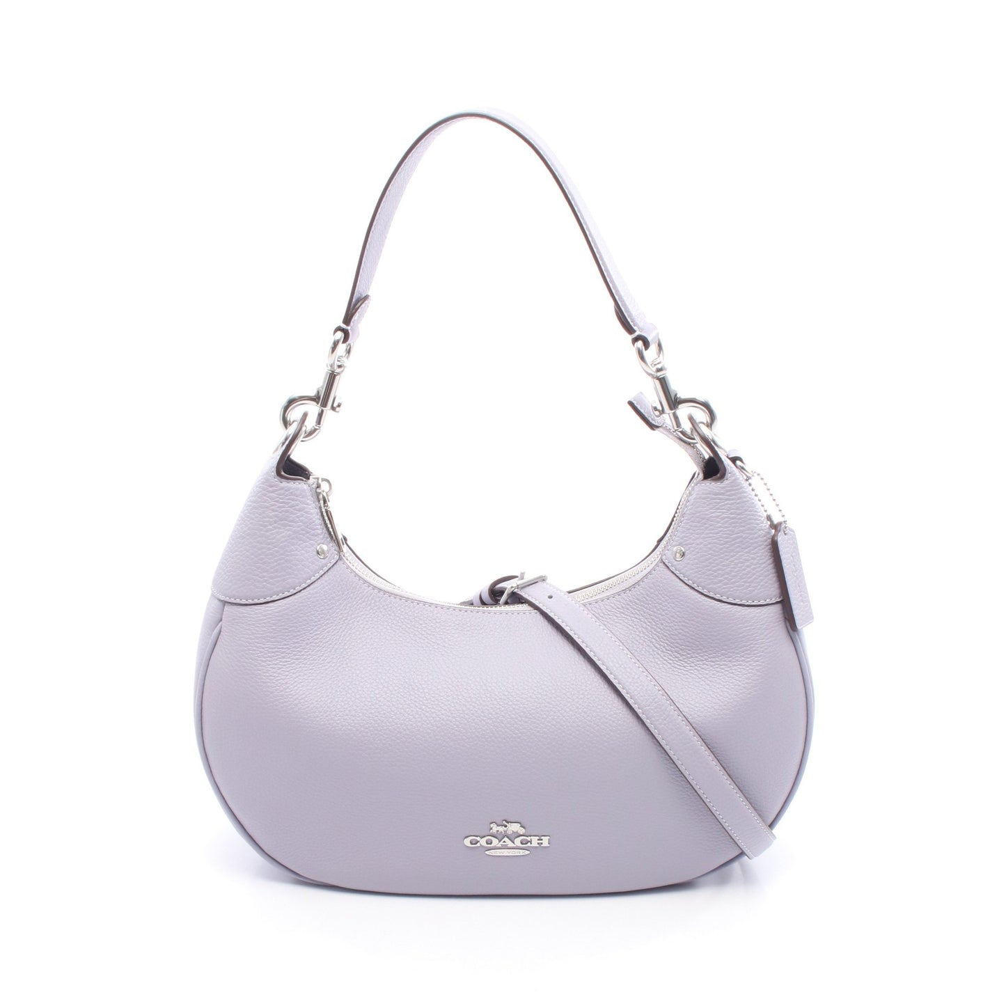 マーラ ホーボー ショルダーバッグ レザー ライトパープル 2WAY コーチ バッグ COACH