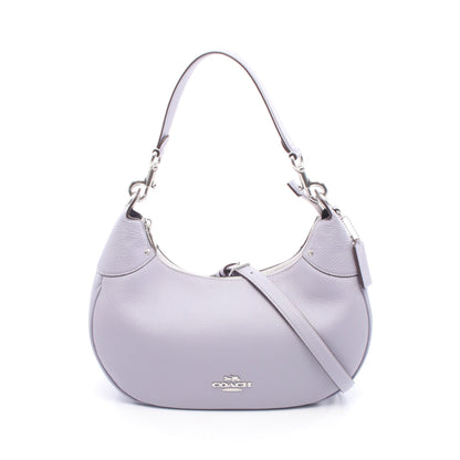 マーラ ホーボー ショルダーバッグ レザー ライトパープル 2WAY コーチ バッグ COACH