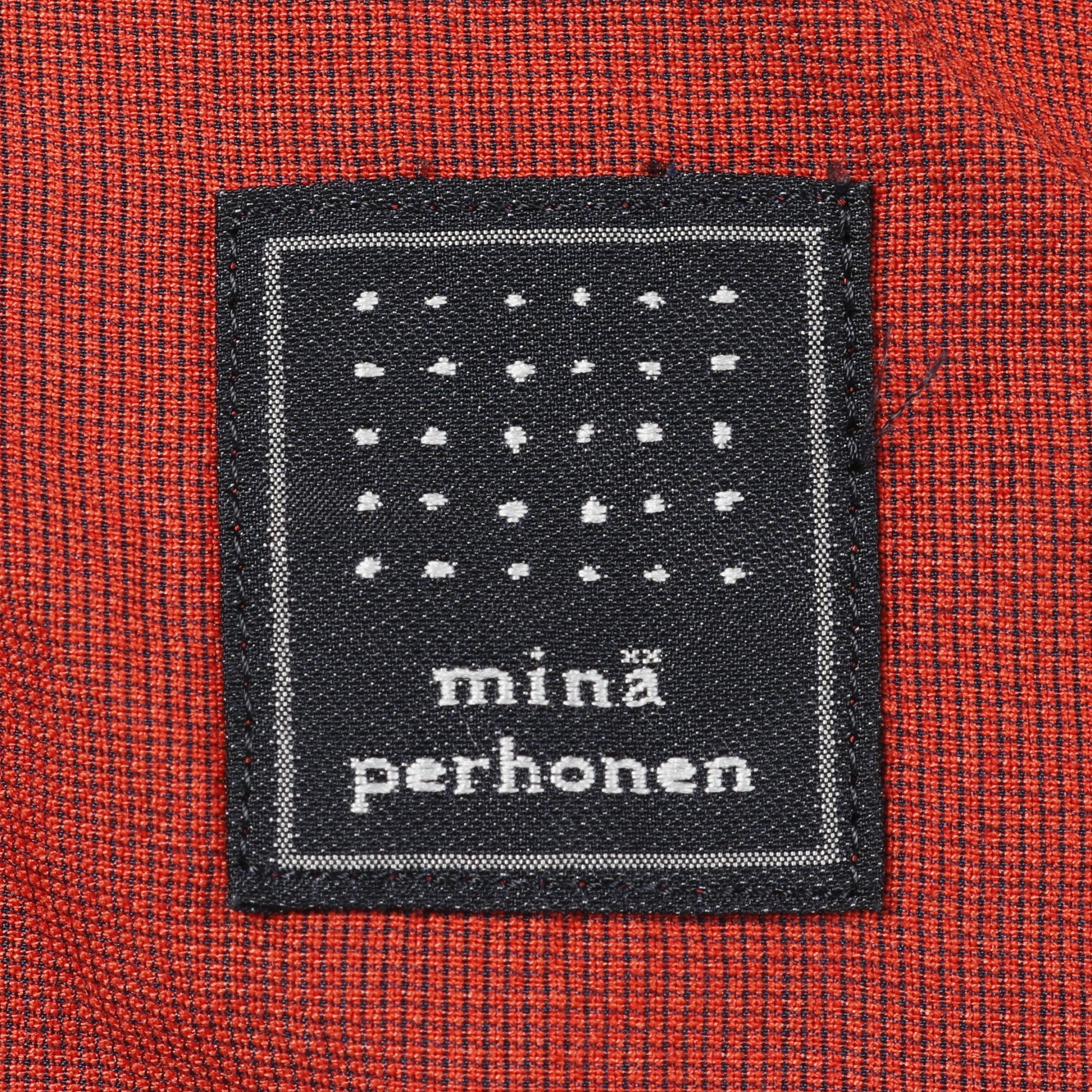 amaryllis ワイドパンツ コットン ラミー シルク レッドブラウン ミナ  