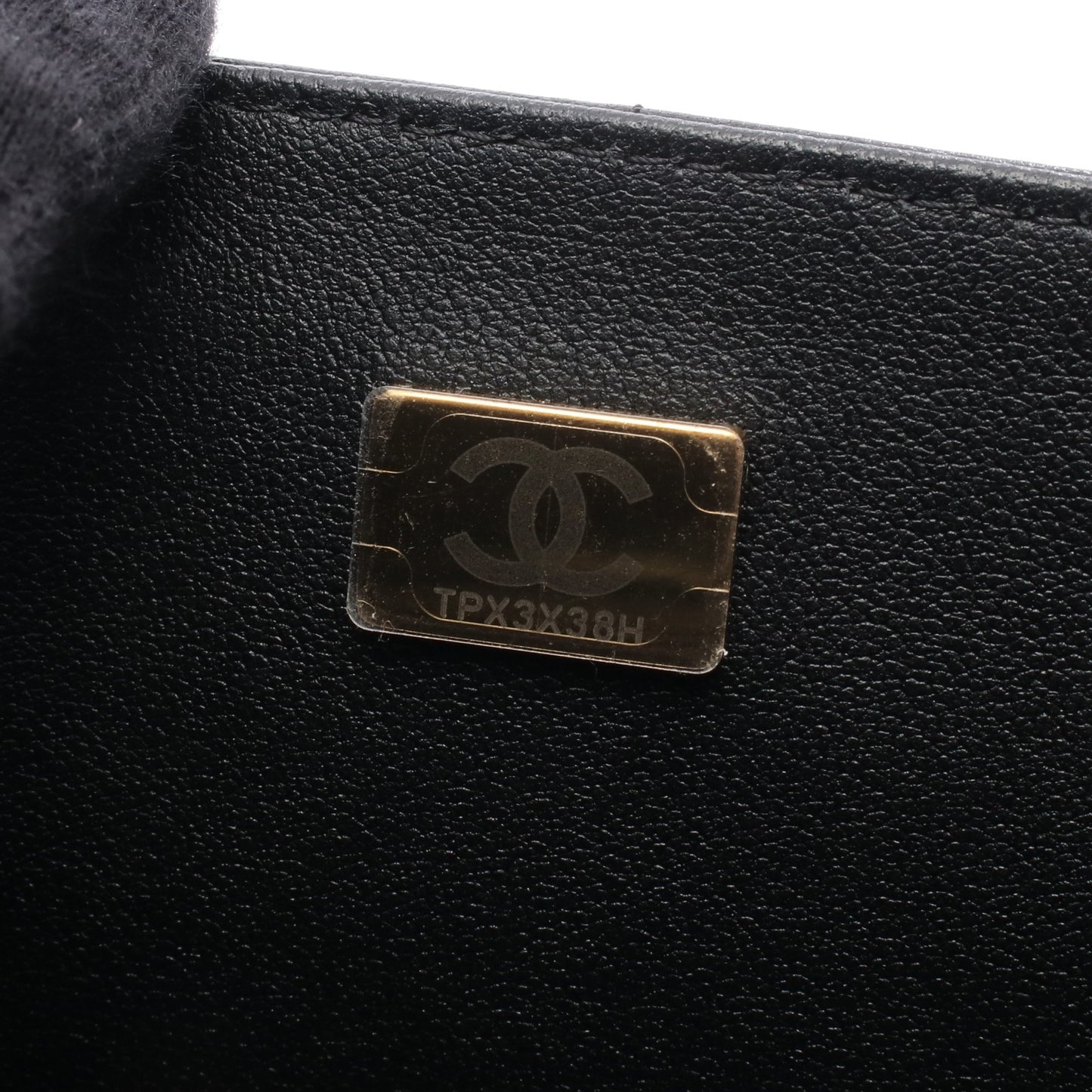 チョコバー ミニフラップ チェーンショルダーバッグ ラムスキン ブラック ゴールド金具 シャネル バッグ CHANEL