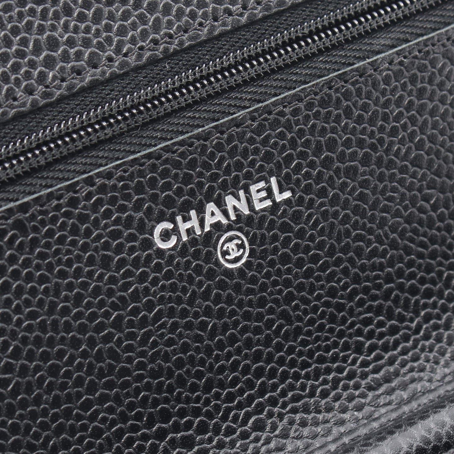 マトラッセ チェーンウォレット キャビアスキン ブラック シルバー金具 シャネル バッグ CHANEL