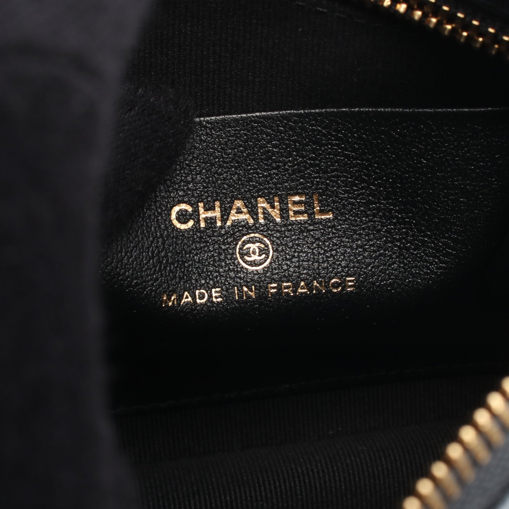 マトラッセ ココマーク チェーンショルダーバッグ レザー グレー ゴールド金具 2WAY シャネル バッグ CHANEL