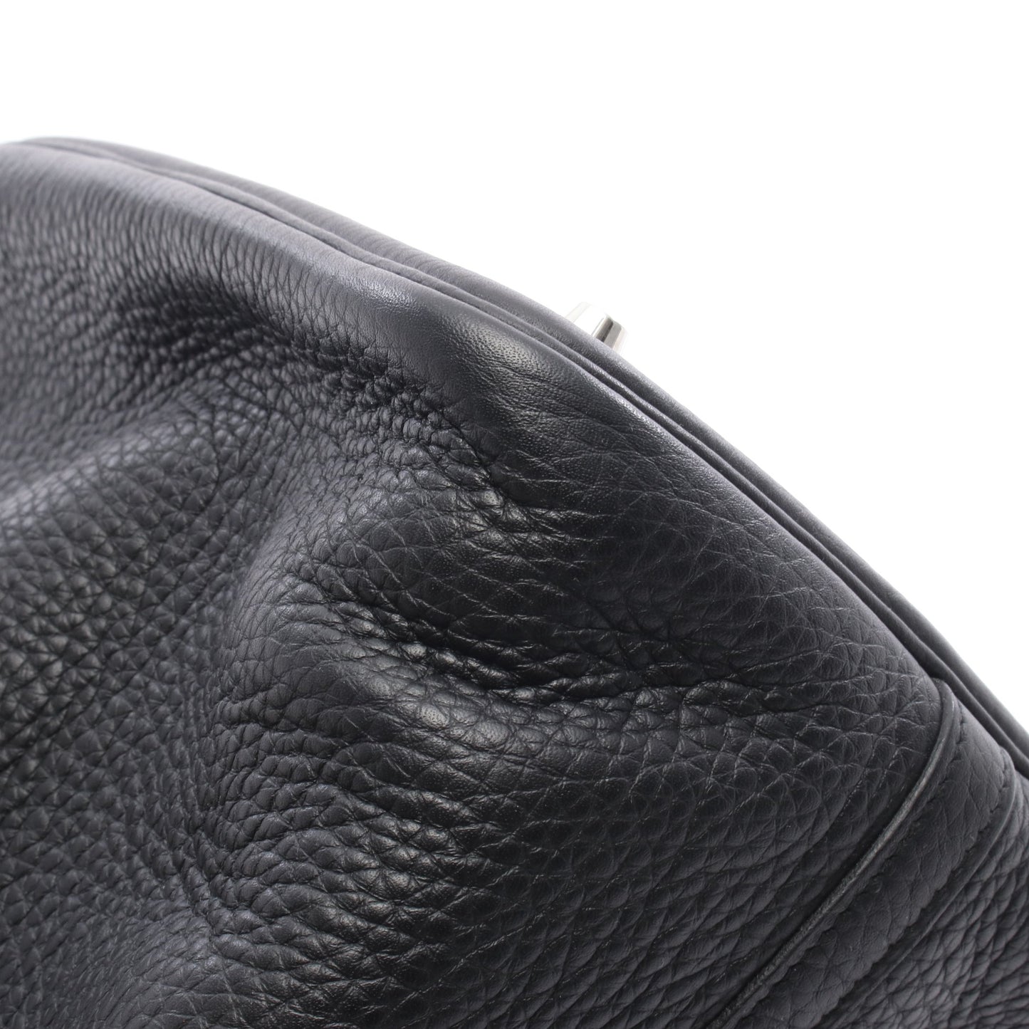 ピコタンMM ハンドバッグ トリヨンクレマンス ブラック シルバー金具 U刻印 エルメス バッグ HERMES