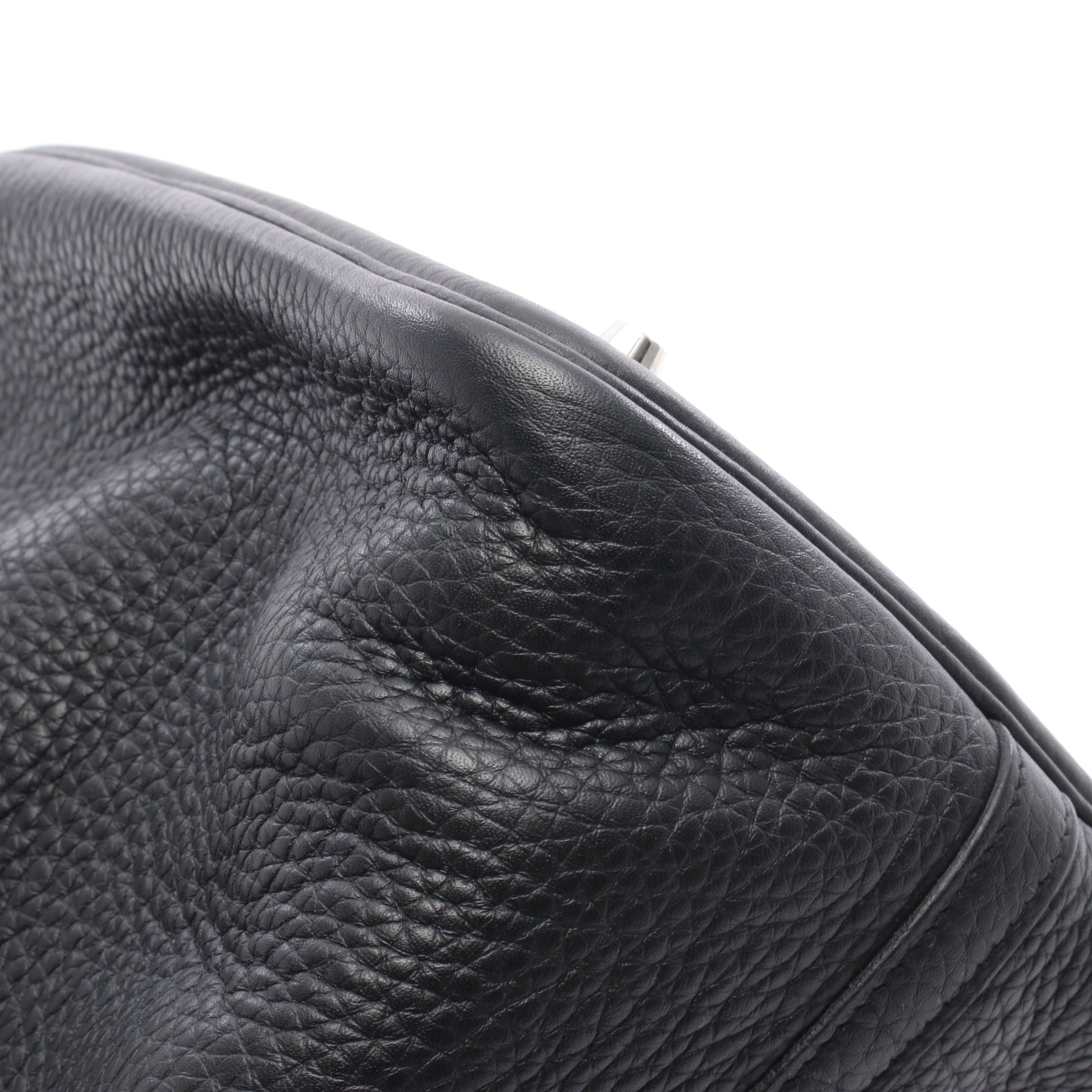 ピコタンMM ハンドバッグ トリヨンクレマンス ブラック シルバー金具 U刻印 エルメス バッグ HERMES
