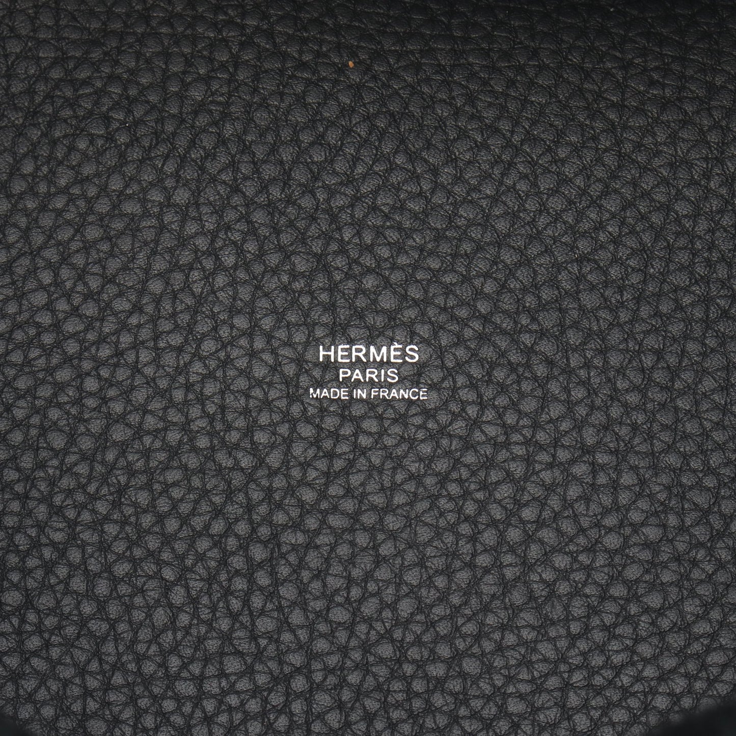 ピコタンMM ハンドバッグ トリヨンクレマンス ブラック シルバー金具 U刻印 エルメス バッグ HERMES