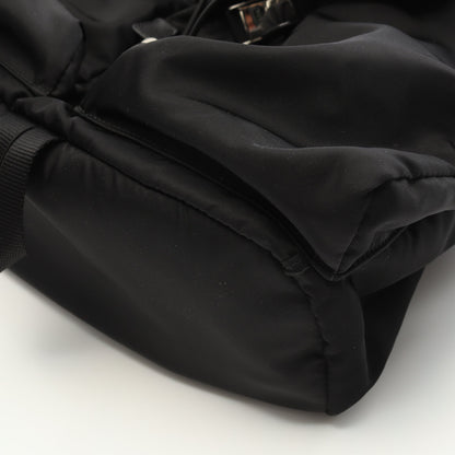 TESSUTO MONTAGNA バックパック リュックサック ナイロン サフィアーノレザー ブラック プラダ バッグ PRADA