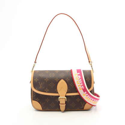 ディアヌ NM PM モノグラム フューシャ ワンショルダーバッグ PVC レザー ブラウン 2WAY ルイヴィトン バッグ LOUIS VUITTON