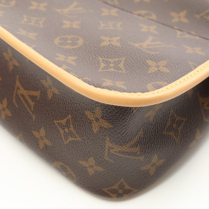 ディアヌ NM PM モノグラム フューシャ ワンショルダーバッグ PVC レザー ブラウン 2WAY ルイヴィトン バッグ LOUIS VUITTON