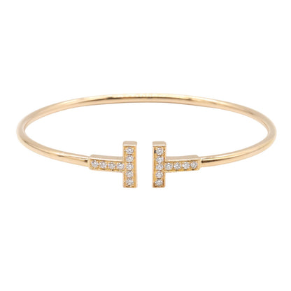 Tワイヤー ブレスレット ダイヤ ブレスレット K18PG（ピンクゴールド） ダイヤモンド クリア ティファニー アクセサリー TIFFANY & Co.