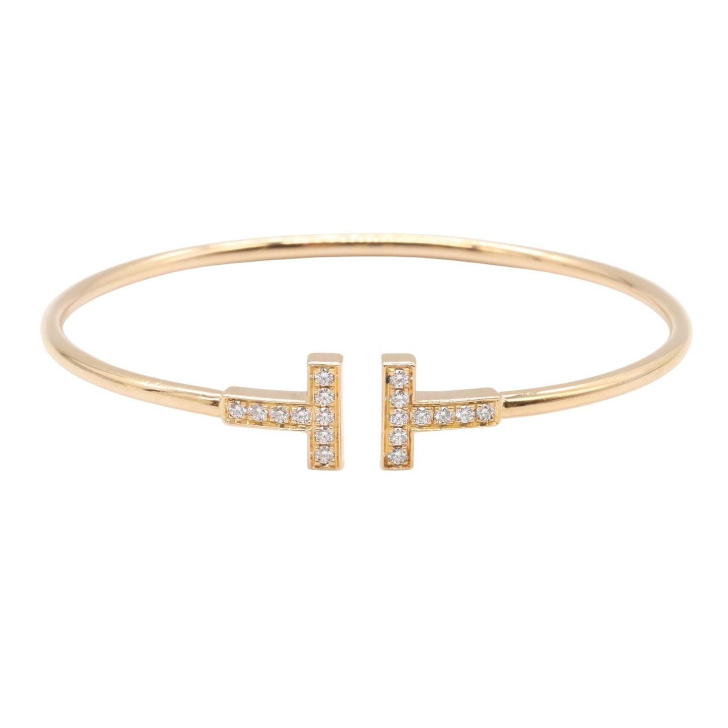 Tワイヤー ブレスレット ダイヤ ブレスレット K18PG（ピンクゴールド） ダイヤモンド クリア ティファニー アクセサリー TIFFANY & Co.