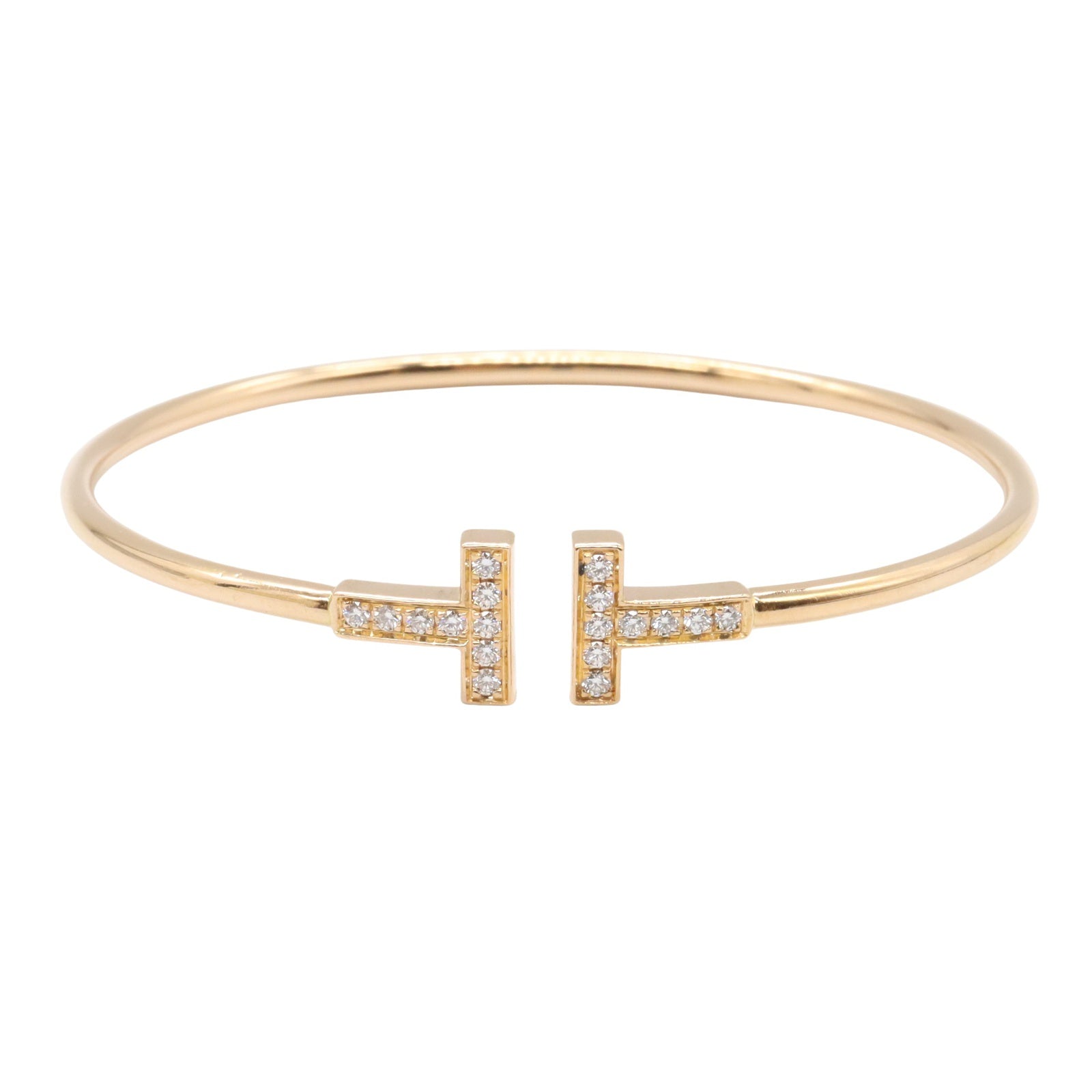 Tワイヤー ブレスレット ダイヤ ブレスレット K18PG（ピンクゴールド） ダイヤモンド クリア ティファニー アクセサリー TIFFANY & Co.