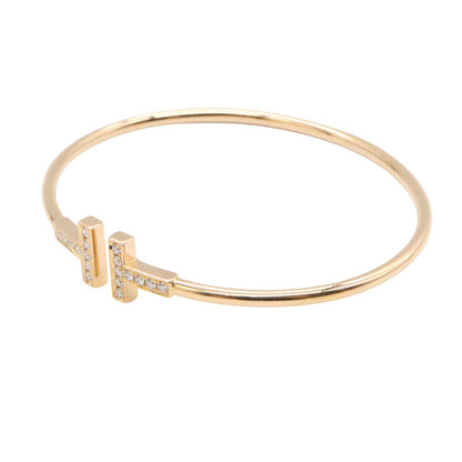 Tワイヤー ブレスレット ダイヤ ブレスレット K18PG（ピンクゴールド） ダイヤモンド クリア ティファニー アクセサリー TIFFANY & Co.
