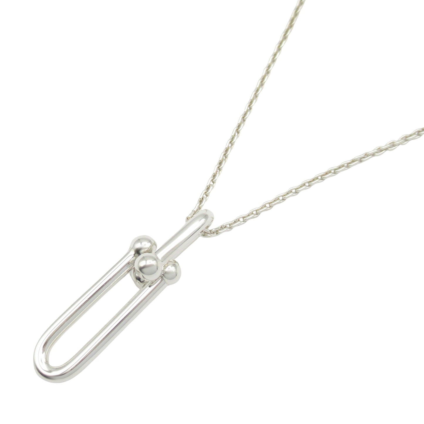 ハードウェア ダブルリンク ネックレス 細長 ネックレス シルバー925 シルバー ティファニー アクセサリー TIFFANY & Co.