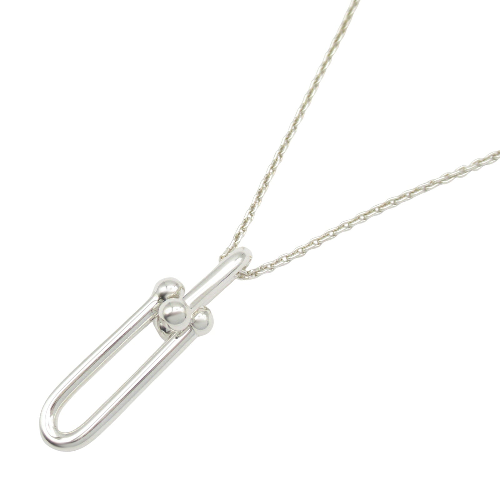 ハードウェア ダブルリンク ネックレス 細長 ネックレス シルバー925 シルバー ティファニー アクセサリー TIFFANY & Co.