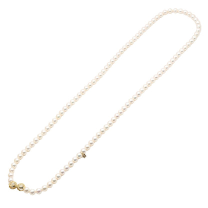 ロングパールネックレス ネックレス K18（イエローゴールド） パール ホワイト ミキモト アクセサリー MIKIMOTO