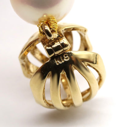 ロングパールネックレス ネックレス K18（イエローゴールド） パール ホワイト ミキモト アクセサリー MIKIMOTO