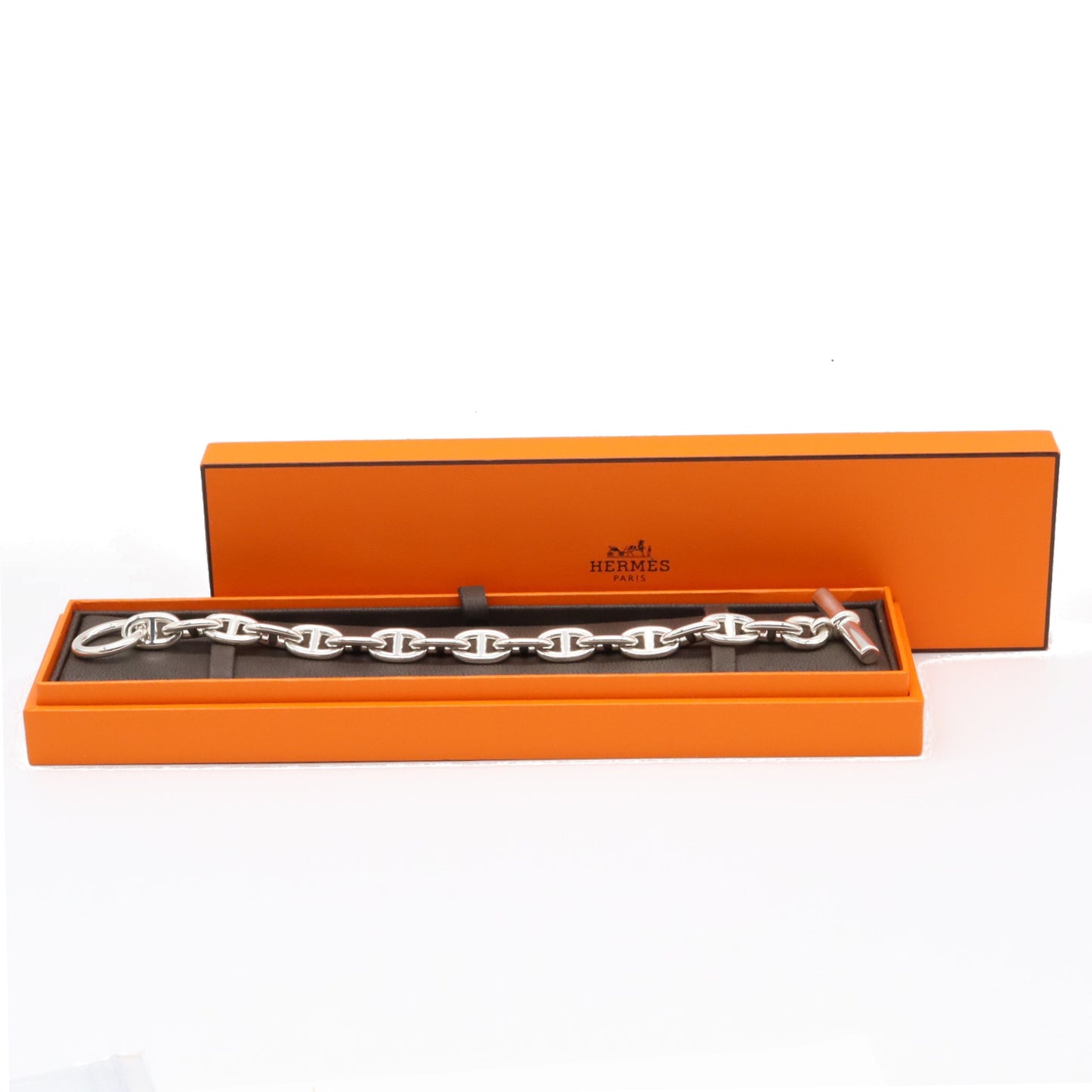 シェーヌダンクルPM ブレスレット 16コマ ブレスレット シルバー925 シルバー エルメス アクセサリー HERMES