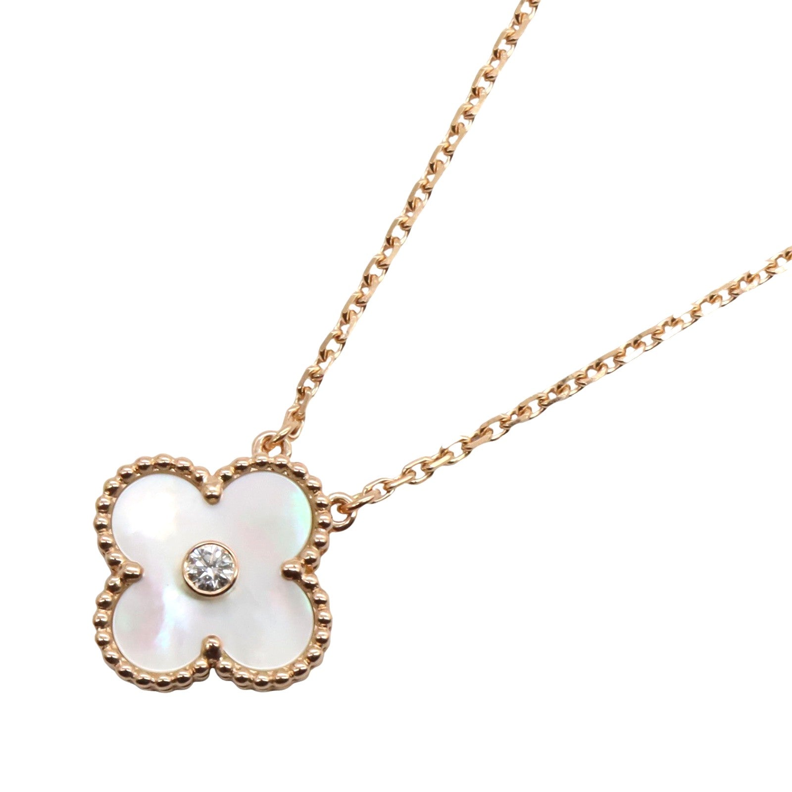 美品 ヴィンテージ アルハンブラ ネックレス ヴァンクリーフ＆アーペル(Van Cleef & Arpels)ヴァンクリーフ